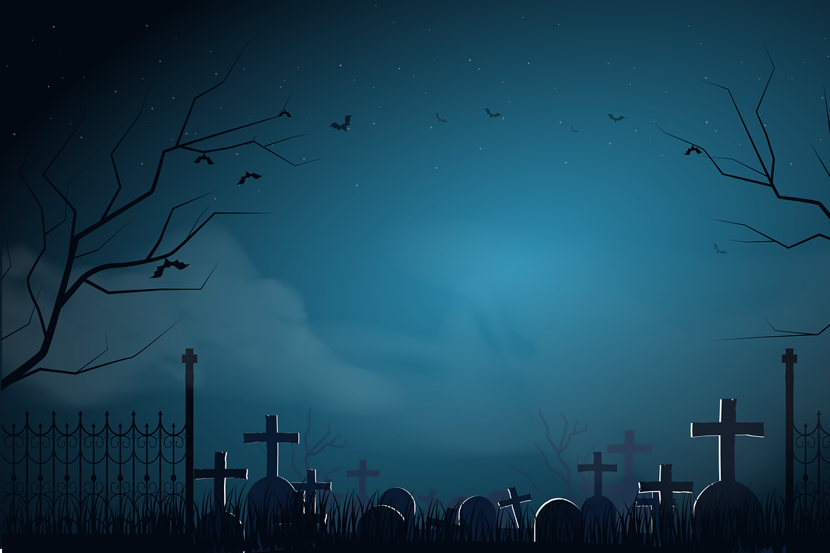Halloween Horror Background Bundle | Creative Market
