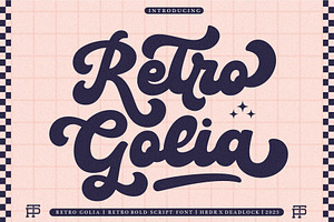 Retro Golia - Retro Font