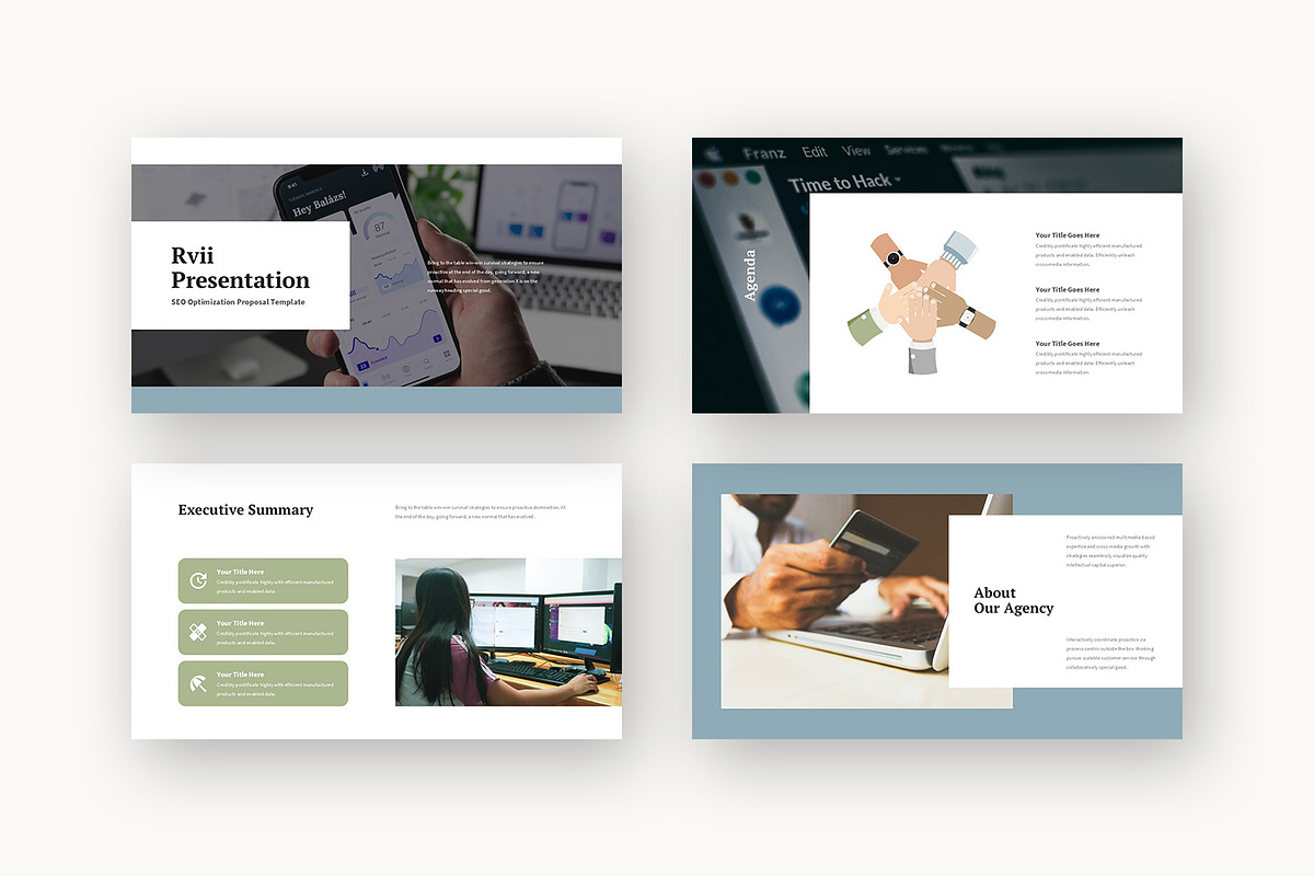 Rvii : Marketing Plan Keynote, a Presentation Template by Punkl Camp (Photo 2 of 16)
