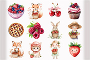 Watercolor Fruit Clipart, an Illustration by Design Market (Thumbnail 5 of 5)
