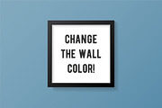 Black Square Frame Mockup, a Print Template by Minty Fresh Graphics (Thumbnail 2 of 4)