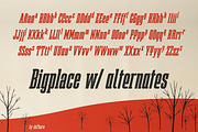 Bigplace, Roman & Caps, a Slab Serif Font by deFharo (Thumbnail 4 of 11)