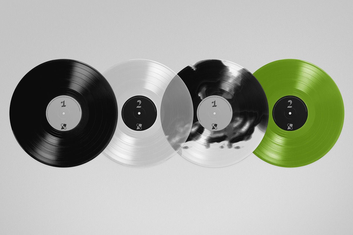 Flat Gatefold Vinyl Mockup Pack, a Packaging Mockup by Glue Lab (Photo 4 of 6)