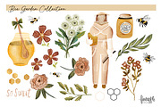 Honey Bee Clipart, an Object Graphic by FINEAPPLE (Thumbnail 3 of 6)