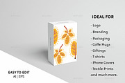 Hand made Autumn Organic Pattern Kit, a Pattern Graphic by Design Unique (Thumbnail 3 of 13)
