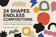 24 Tactile Cutout Vector Shapes, an Object Graphic by Designs24hr (Thumbnail 5 of 10)