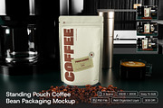 Standing Pouch Coffee Mockup, an Advertising Mockup by herutage (Thumbnail 1 of 4)