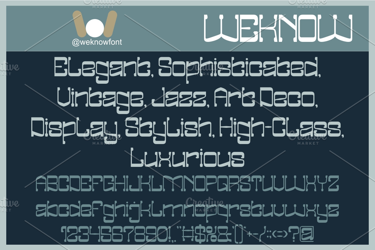 Midnight Jazz font, a Sans Serif Font by weknow (Photo 5 of 8)