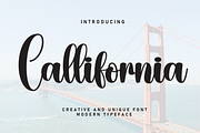 Callifornia | Script Font, a Handwritten Font by Scratchones (Thumbnail 1 of 8)