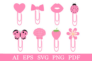 Paperclip Bookmark Clipart