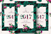 Classy New Year - Floral Invitation, a Templates & Theme by Rome B Creation (Thumbnail 1 of 4)