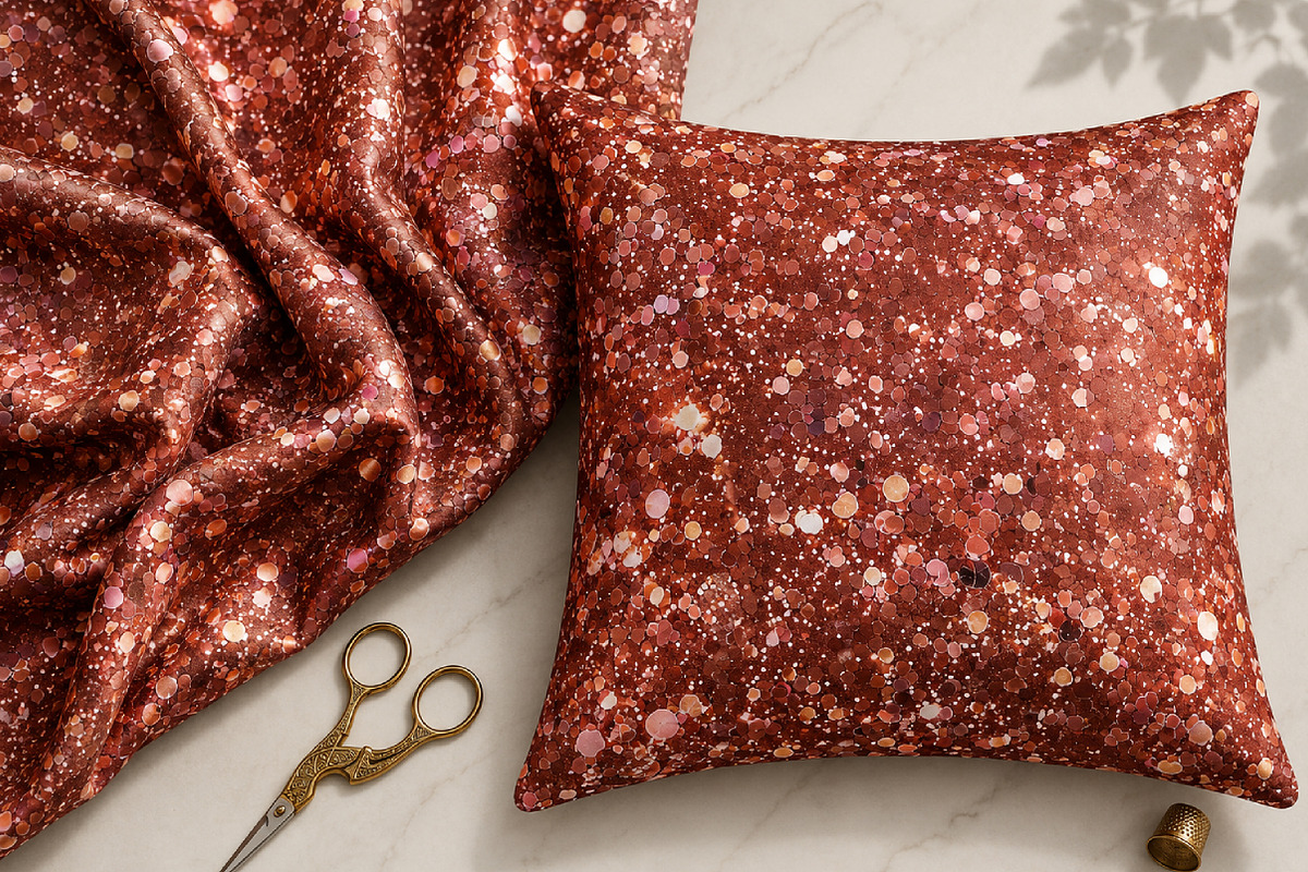 Rose Gold Glitter and Metallic, a Pattern Graphic by Canvas Craft (Photo 7 of 9)
