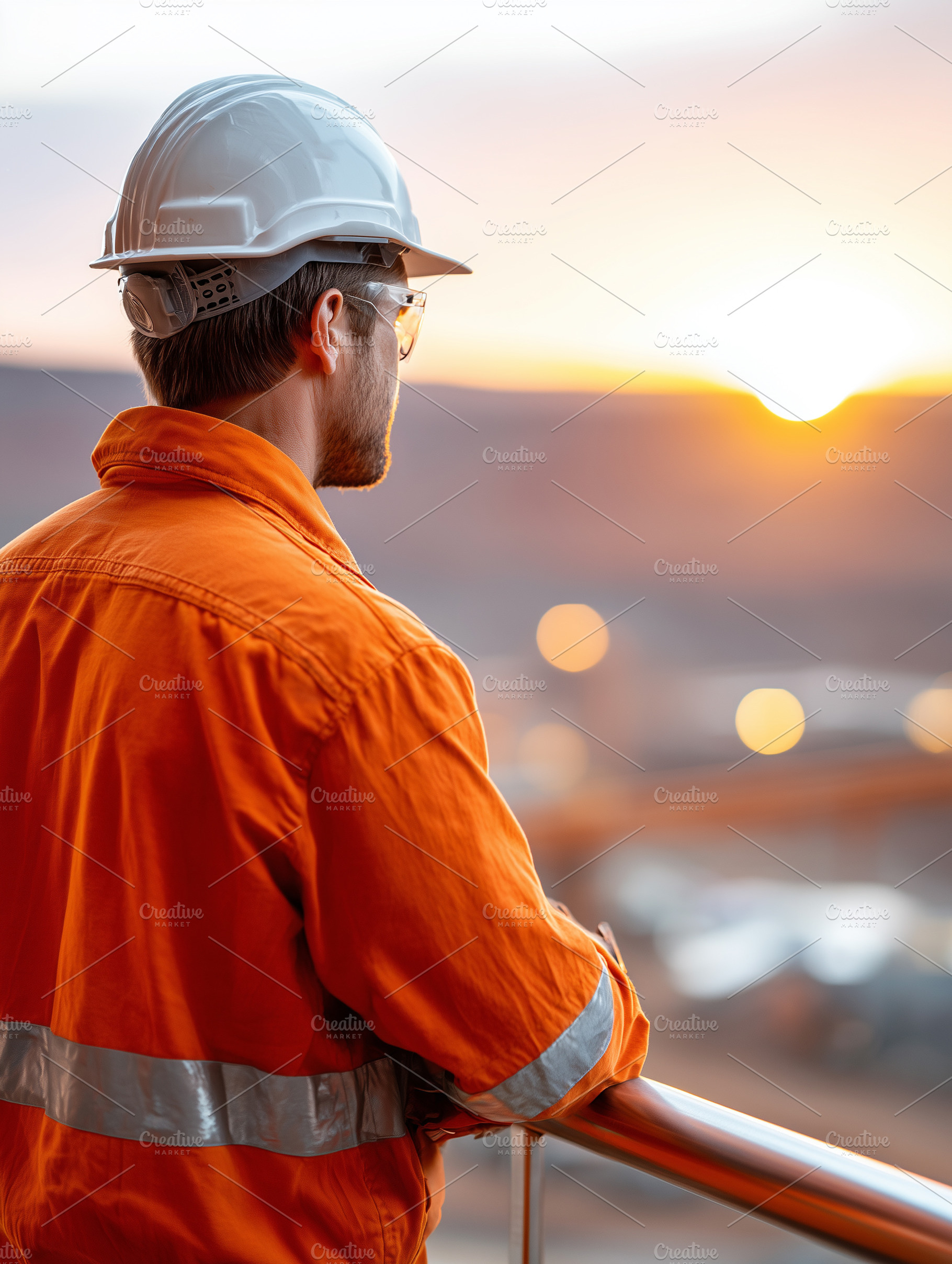 Construction worker in safety helmet, an Industrial Photo by MistyDay