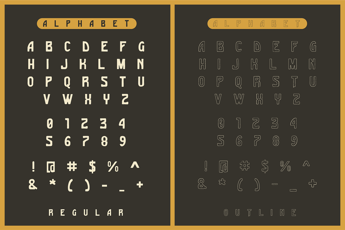 DASPAREDO - Vintage Display Font, a Font by Rightwheels (Photo 2 of 9)