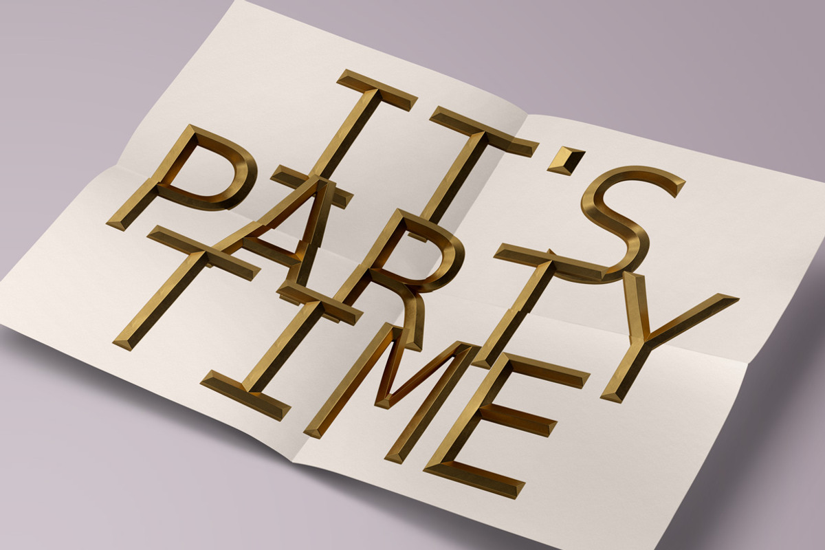 Golden Rome Font, a Font by Handmadefont (Photo 6 of 9)