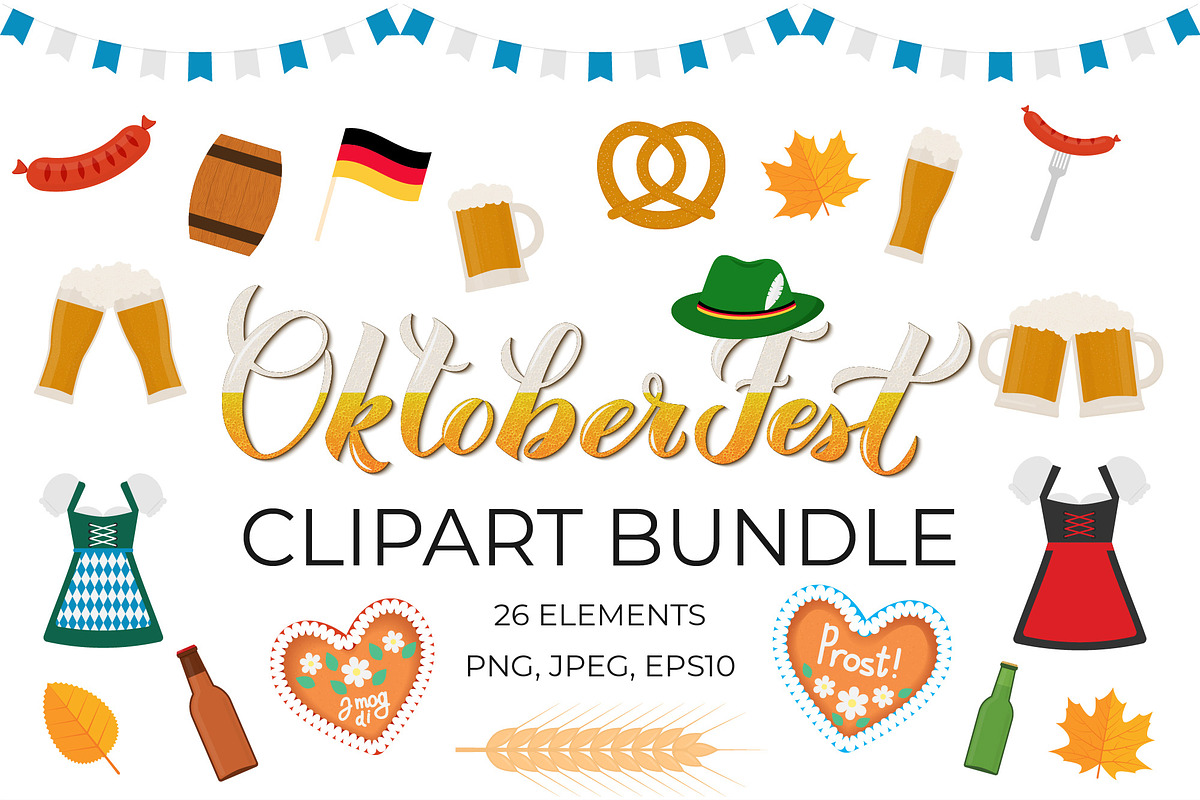 Oktoberfest  Clipart Bundle, an Object Graphic by LaBelezokaDesign (Photo 1 of 4)