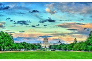 The United States Capitol on the National Mall in Washington, DC, an Architecture Photo by Leonid Andronov