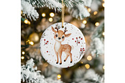 Ceramic Ornament Mockup, a Merchandise Mockup by EmpaviMockups (Thumbnail 5 of 6)