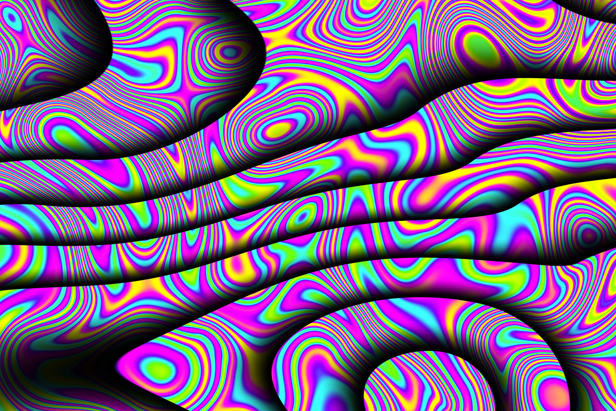 30 High Res 3d Psychedelic Textures.