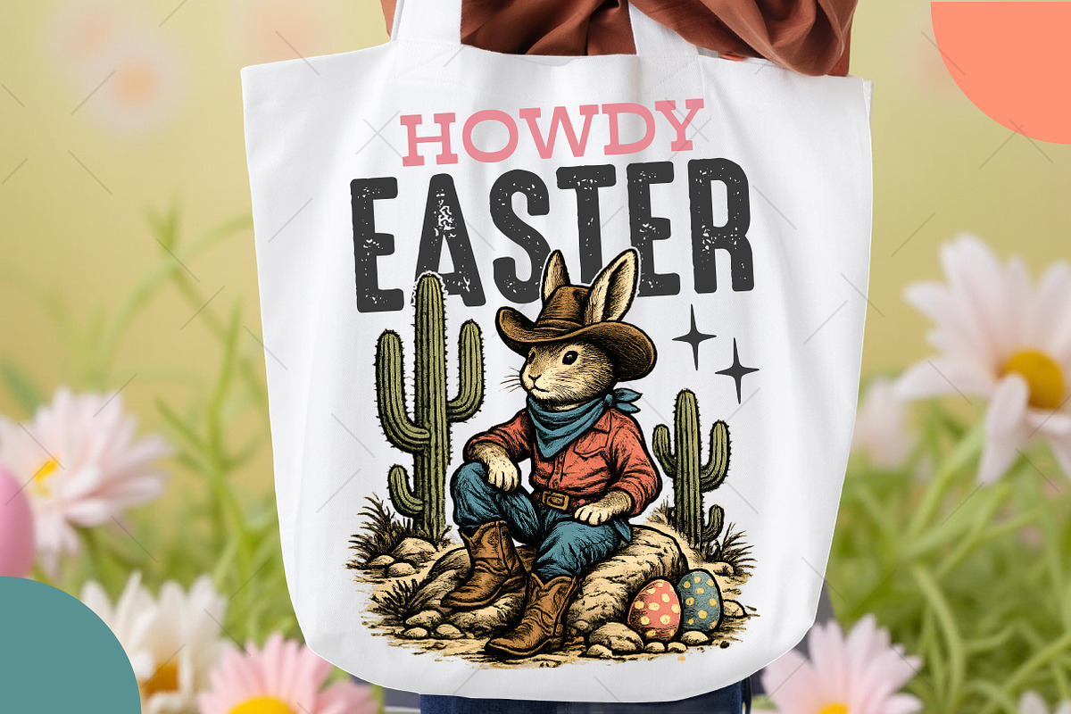 Howdy Easter, Western Easter Bunny P, an Illustration by OK Design (Photo 4 of 6)