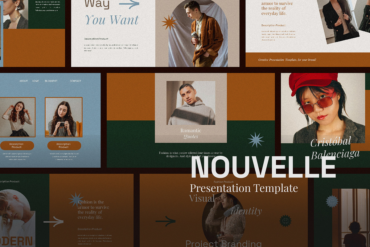 NOUVELLE Bundle Presentation Pack, a Presentation Template by Rocket Template (Photo 2 of 15)