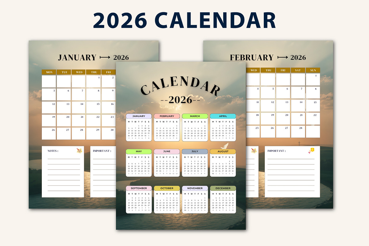 26–2027 Faith-Based Journal Planner, a Stationery Template by Designmela01 (Photo 10 of 10)
