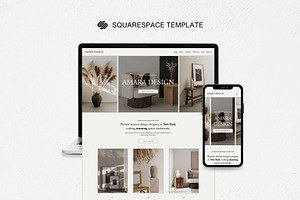 Squarespace 7.1 Template: Amara