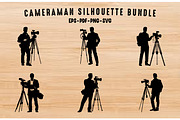 Cameraman Black Silhouette Clipart, a Person Illustration by Gfx Expert Team (Thumbnail 1 of 3)