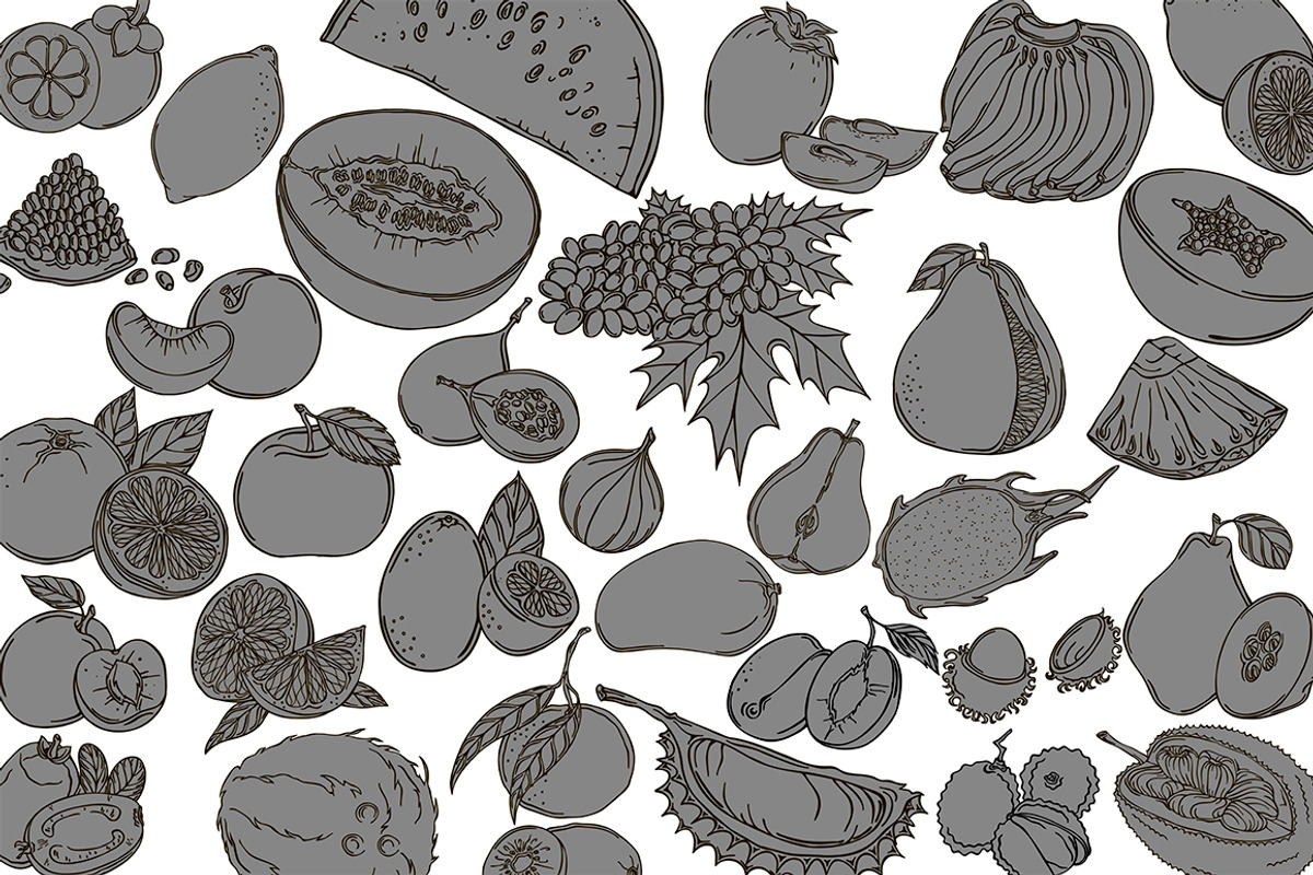 Vector fruit, an Illustration by risovanya (Photo 8 of 9)
