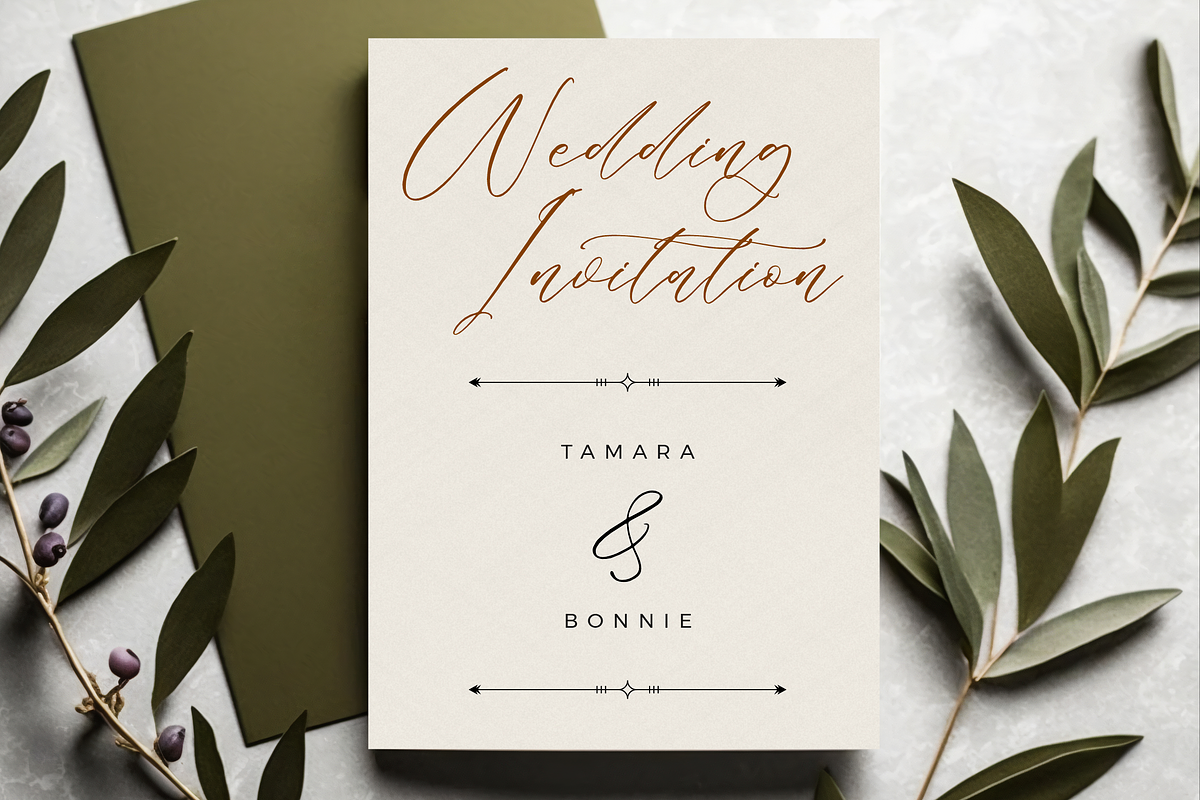 Rilenheart Scottibela Calligraphy, a Script Font by Storytype Studio (Photo 6 of 15)