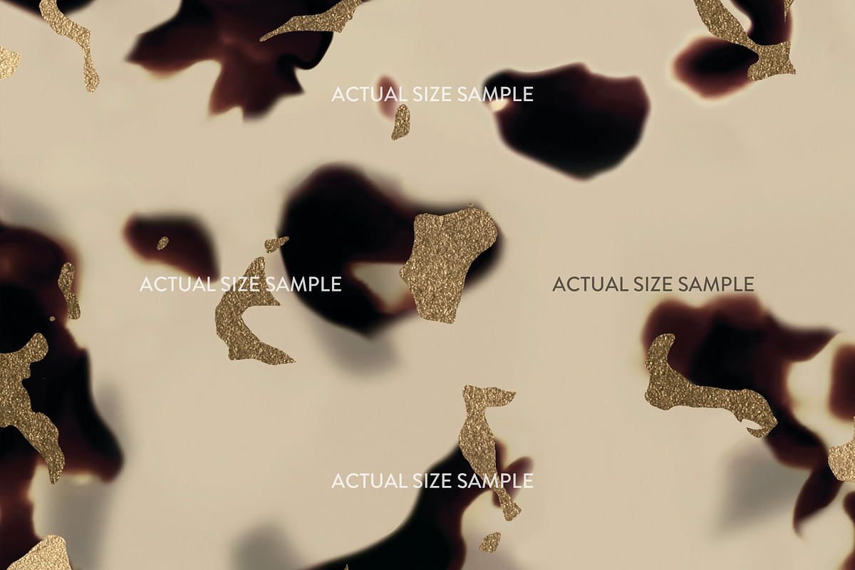 Ivory Tortoiseshell Gold Pattern, a Pattern Graphic by Leysa Flores (Photo 3 of 9)