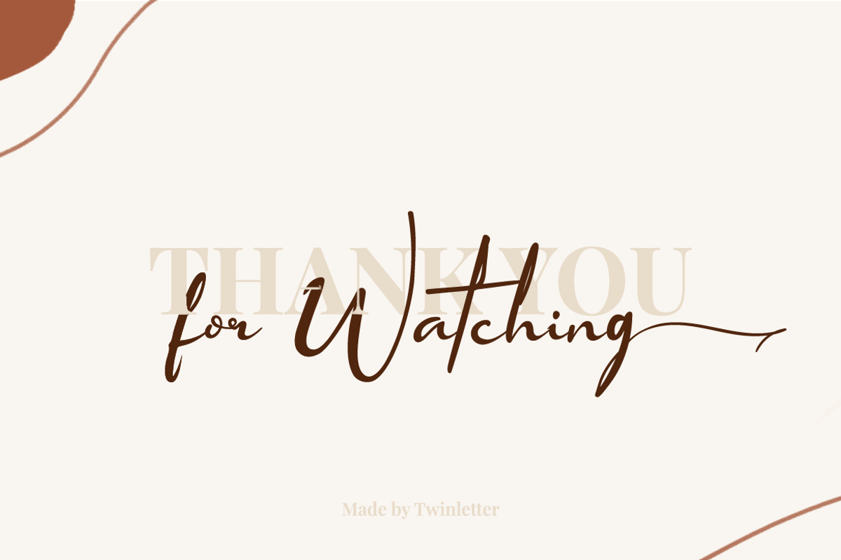 Roothinkyu, a Script Font by twinstd (Photo 12 of 12)