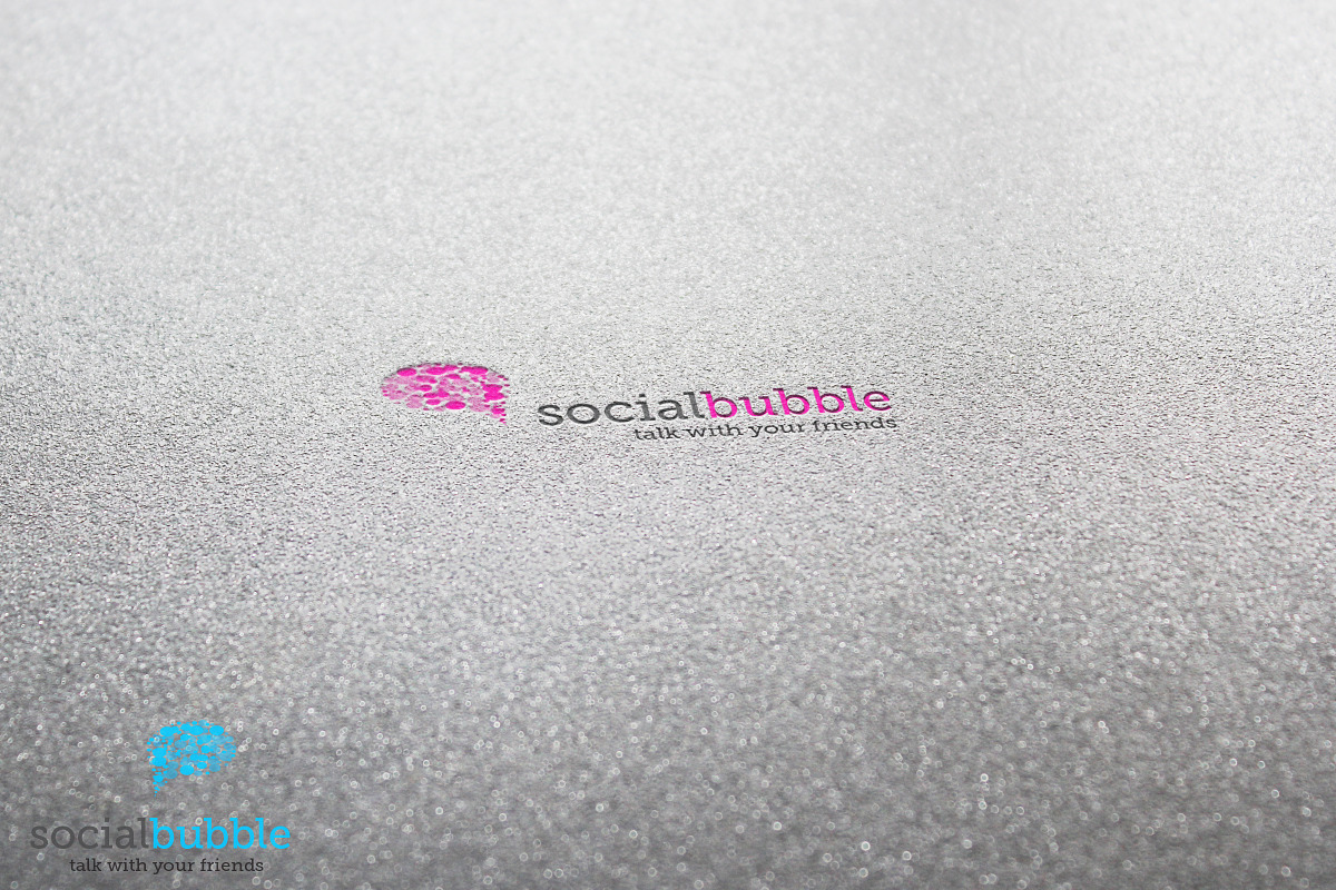 Social Bubble Logo, a Branding & Logo Template by DesignSpot (Photo 2 of 2)