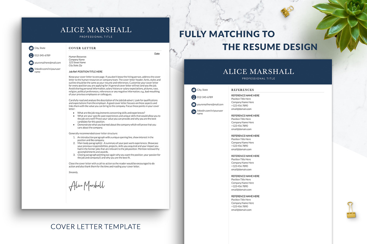 C-Level Modern Resume Template Word, a Resume Template by BestResumes.Co (Photo 3 of 7)
