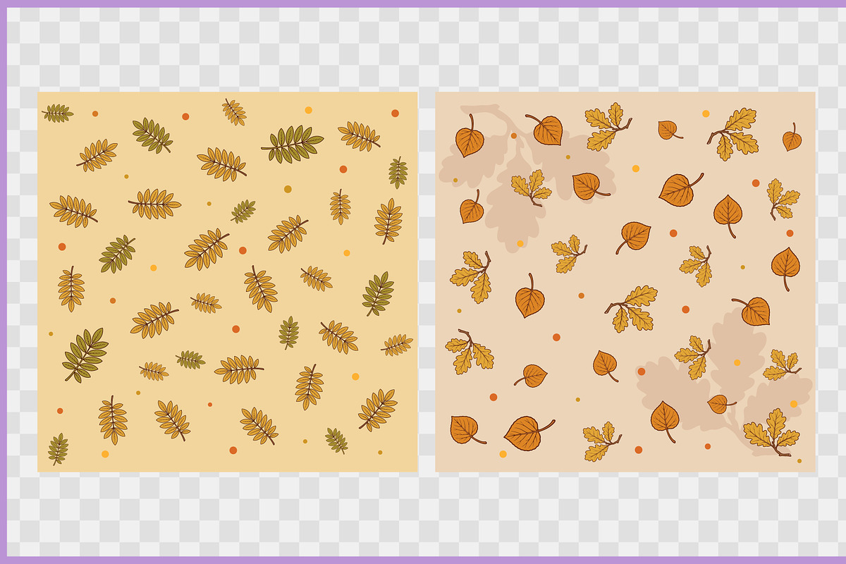 Autumn Fall Seamless Pattern Set, a Pattern Graphic by Gfx Expert Team (Photo 3 of 5)