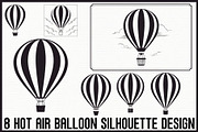 Hot Air Balloon Bundle, an Illustration by jahid234 (Thumbnail 1 of 3)