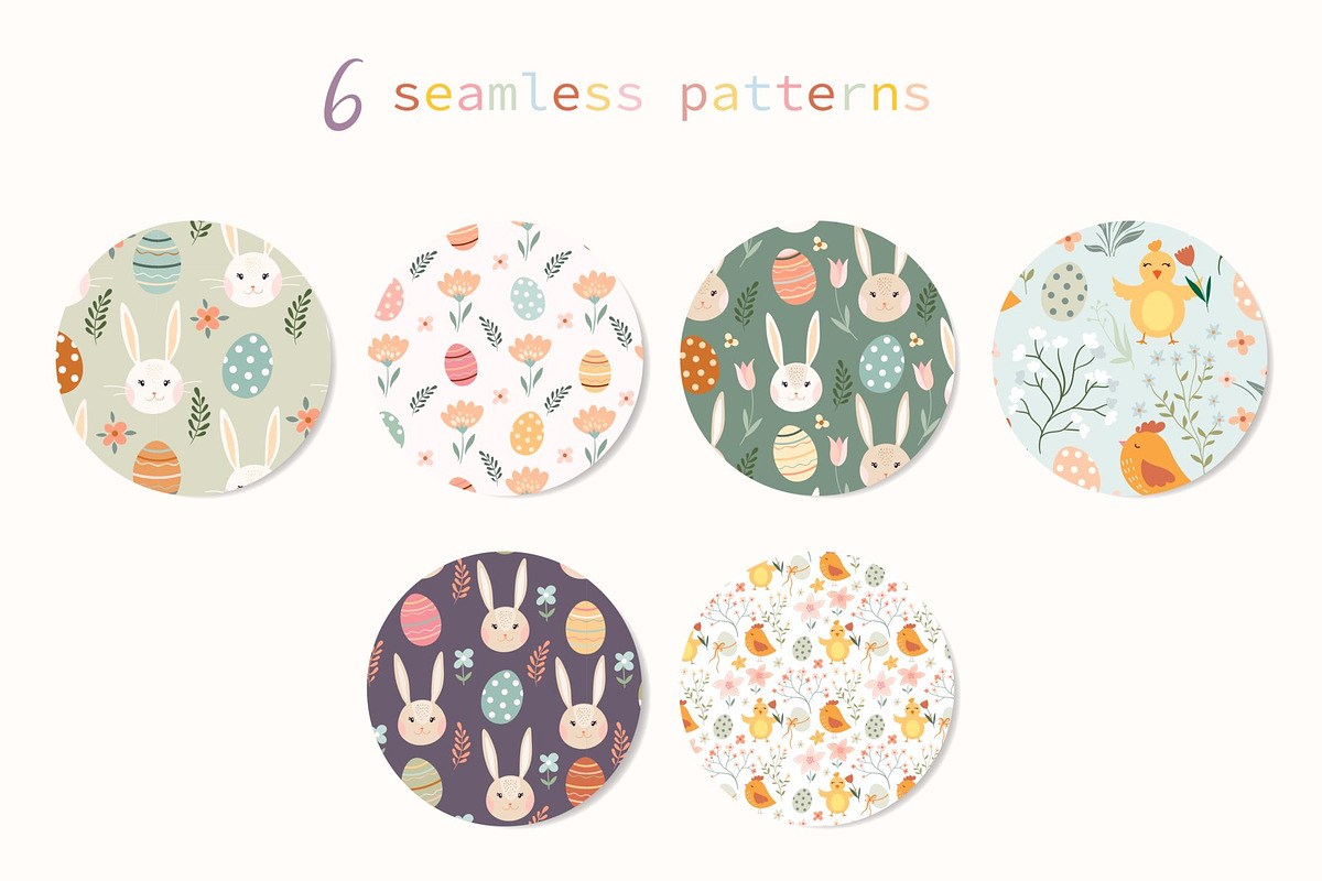 Happy Easter elements collection, a Graphic by Letto studio (Photo 7 of 10)