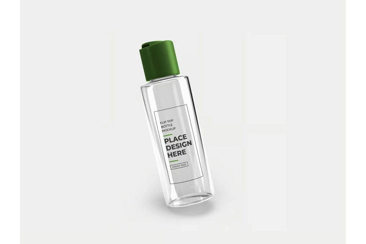 Flip Top Bottle Mockup Template Set, a Household Mockup by DesignRushMarket (Photo 6 of 11)