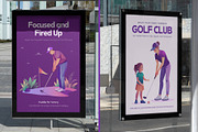 Golf Club Vector Illustration, a Duotone Icon by Vectors Market (Thumbnail 4 of 10)