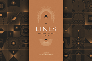 Lines - Abstract Boho Logos