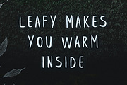 Leafy Brush Font, a Script Font by Wild Ones (Thumbnail 6 of 7)