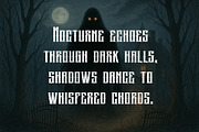 Nocturne, a Serif Font by Loudoun Design Co. (Thumbnail 5 of 5)