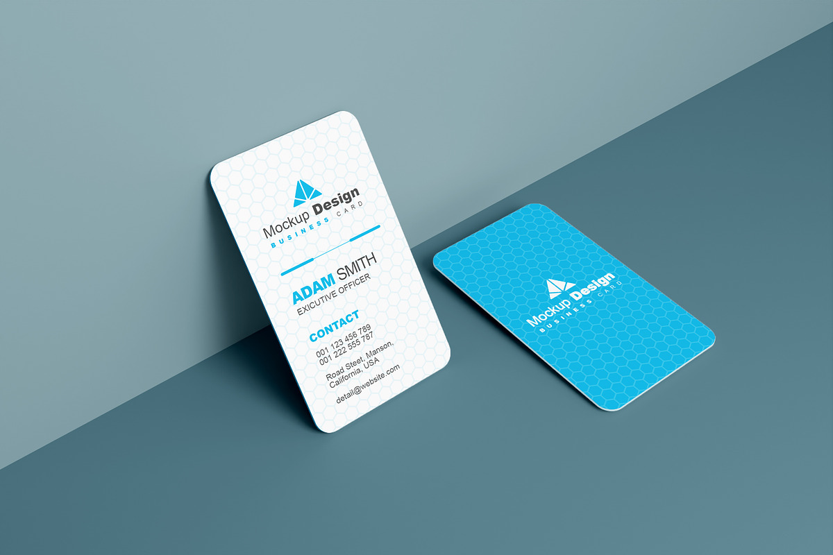 Round Vertical Business Card Mockupu, an Advertising Mockup by alimran24 (Photo 12 of 13)