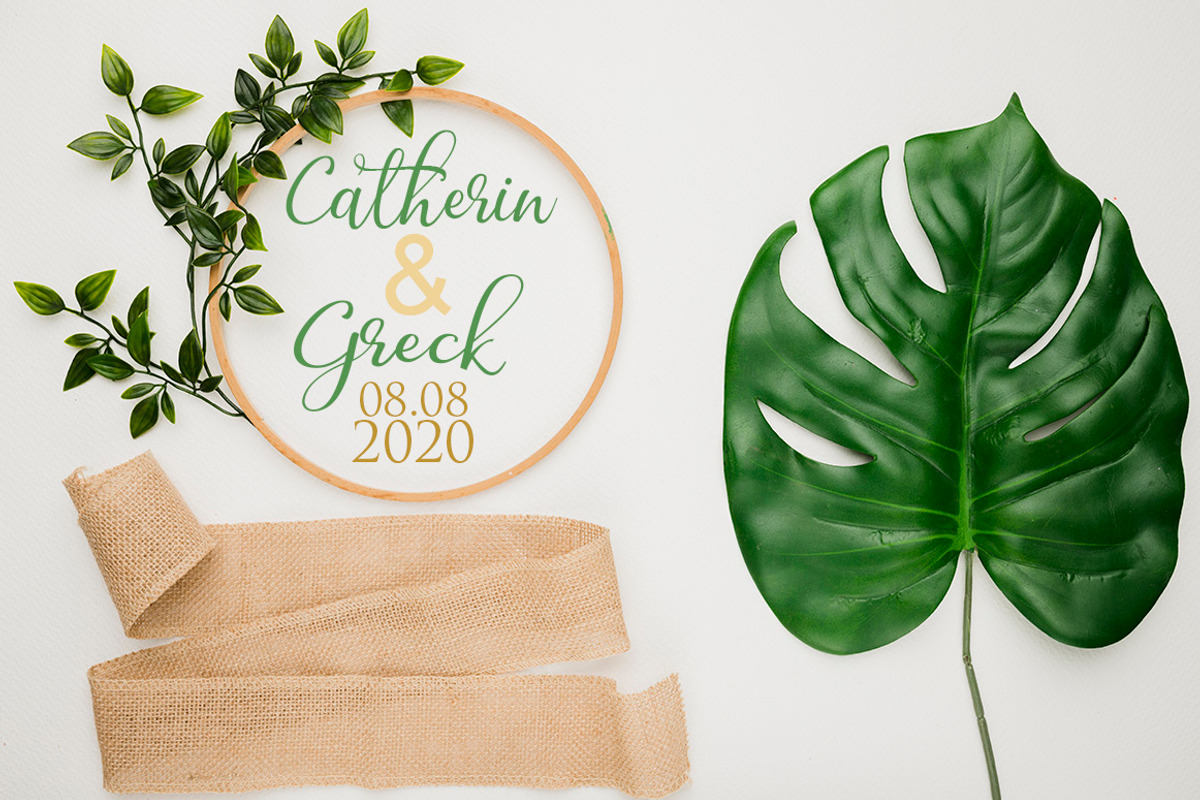 Birthday Script, a Script Font by ALIVECREATIVE (Photo 4 of 7)
