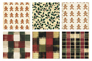 Distressed Christmas Digital Paper, a Texture Graphic by SinaCreation (Thumbnail 2 of 5)
