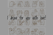 Kawaii Capybara Picnic Character, an Animal Illustration by Palau (Thumbnail 9 of 12)