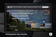 Emography - Photographer Hero Header, a Templates & Theme by SquidPixey (Thumbnail 1 of 3)