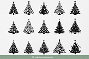 Christmas Tree Silhouette SVG, an Object Graphic by Graphic Soul (Thumbnail 2 of 4)