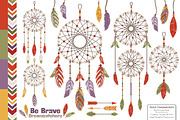 Autumn Dreamcatchers & Vectors, an Illustration by Amanda Ilkov (Thumbnail 1 of 4)