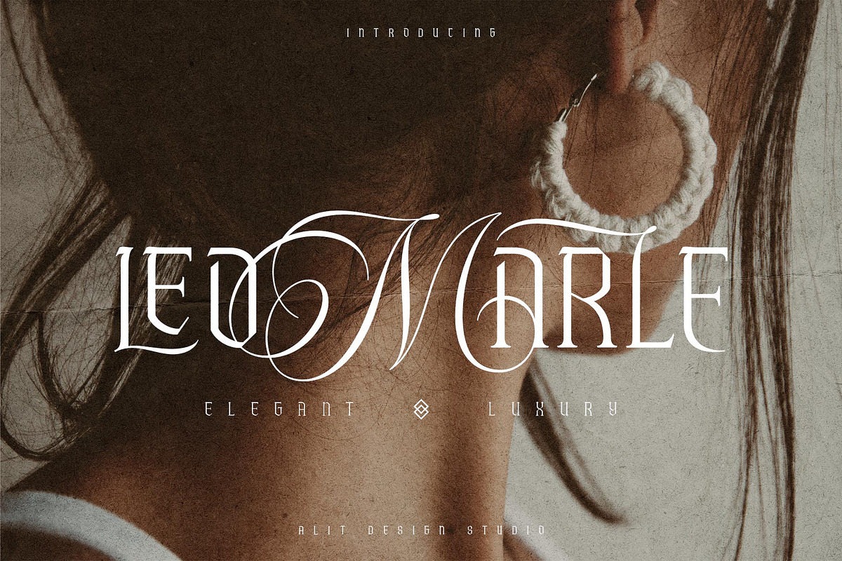 Leomarle Typeface, a Blackletter Font by alit design (Photo 1 of 15)